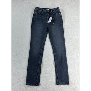 NWT Forever 21 Premium Universal Fit Women's Size M-L Black Denim‎ Jeans